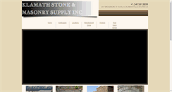 Desktop Screenshot of klamathstone.com